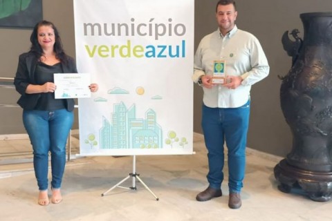 Bebedouro recebe o certificado “Município Verde Azul”